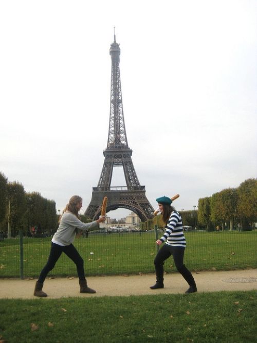 Mass Bloodshed across the view of the Eiffel Tower, many bodies ripped limb from limb in absolute carnage
